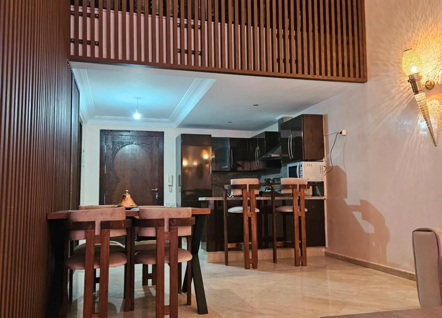 Appartement Charmant Duplex Au Coeur De Gueliz, Quartier Haut De Gamme De Marrakech Marrakesh Maroc